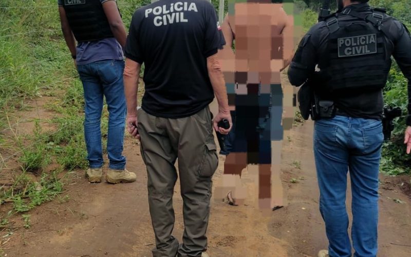 Polícia Civil prende suspeito de homicídio ocorrido em Brejo Grande, em Campo Formoso