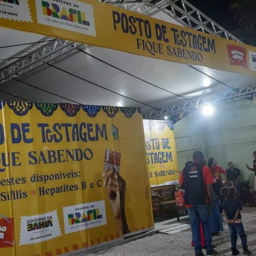 Saúde e prevenção marcam presença no São João de Senhor do Bonfim com o projeto “Fique Sabendo”