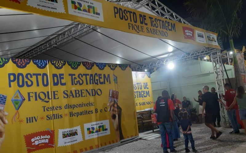 Saúde e prevenção marcam presença no São João de Senhor do Bonfim com o projeto “Fique Sabendo”