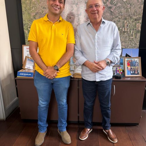 Thiago Gilleno se reúne com José Ronaldo para dialogar sobre política e alinhamento eleitoral para 2026