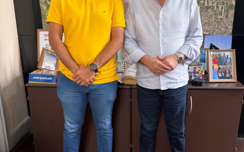Thiago Gilleno se reúne com José Ronaldo para dialogar sobre política e alinhamento eleitoral para 2026