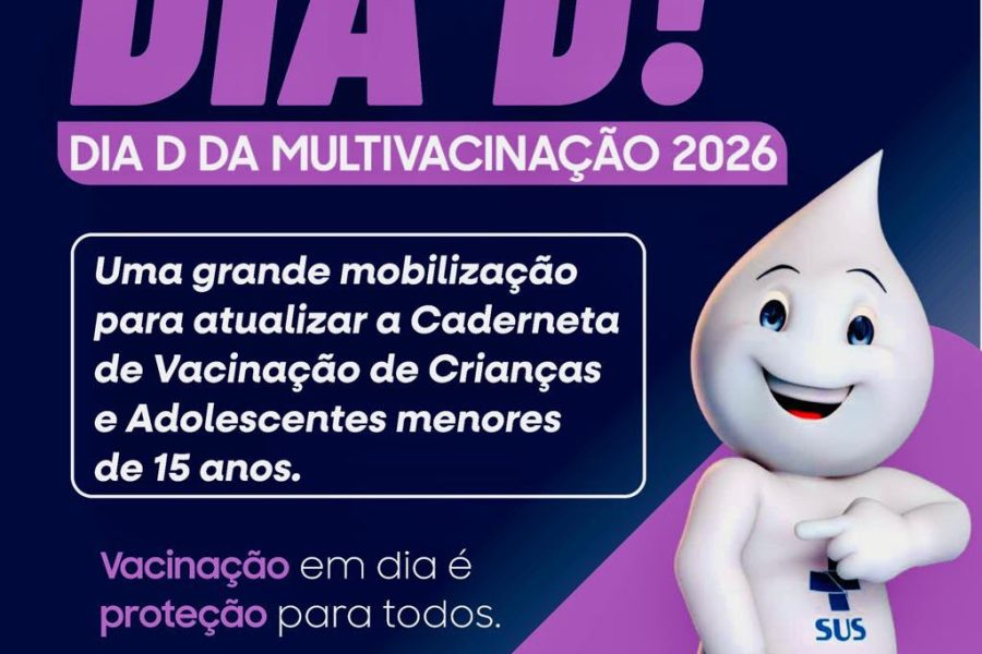 Filadélfia realiza Dia D da Multivacinação neste sábado para crianças e adolescentes