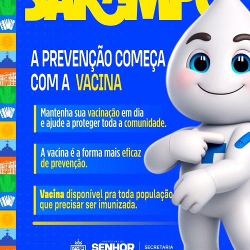 Senhor do Bonfim reforça cuidados e orienta população diante de caso suspeito de sarampo