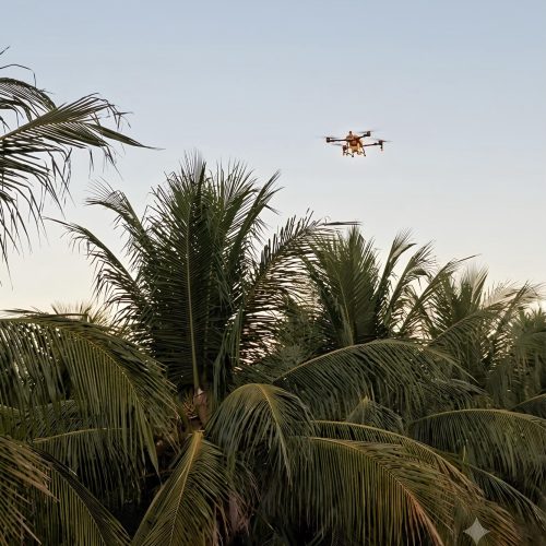 Uso de drone agrícola será tema do Dia de Campo do 3⁰ Simpósio de Oportunidades de Negócios na Cultura de Coco