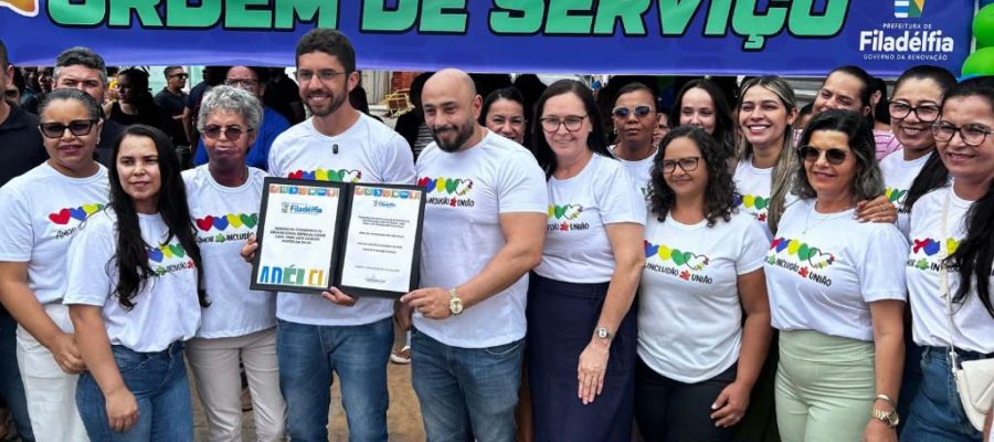 Prefeitura assina Ordem de Serviço do CAEE Sensorial e fortalece atendimento educacional inclusivo em Filadélfia