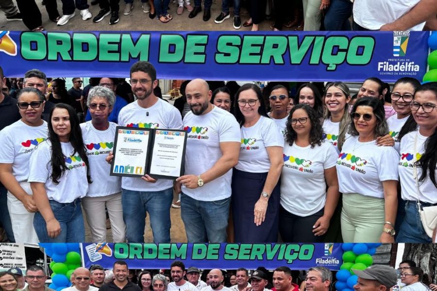 Prefeitura assina Ordem de Serviço do CAEE Sensorial e fortalece atendimento educacional inclusivo em Filadélfia