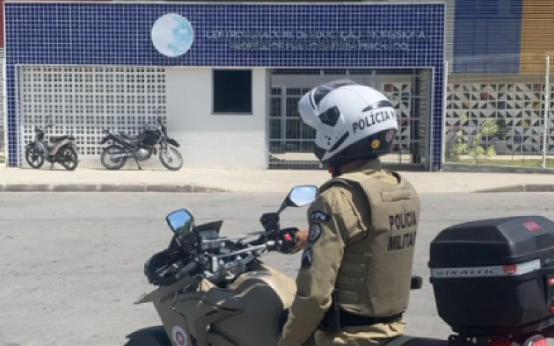 BONFIM:Policiais Militares do 6°BPM realizam o policiamento no ENEM