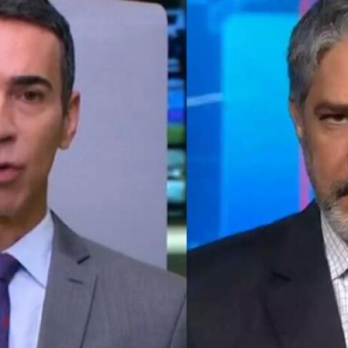 William Bonner comenta aposentadoria e elogia César Tralli: “Um dos mais gabaritados”