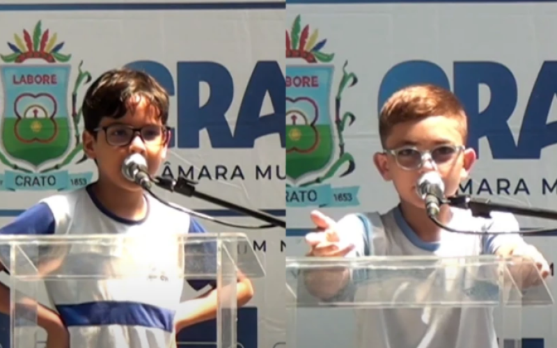 Alunos de escola pública rasgam o verbo contra Lula: “L de ladrão”