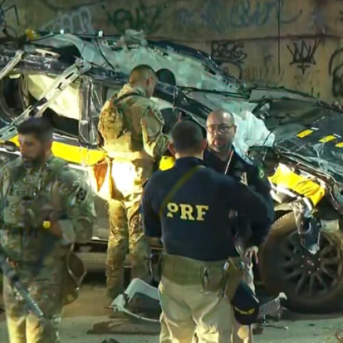 Três policiais rodoviários morrem após acidente em perseguição