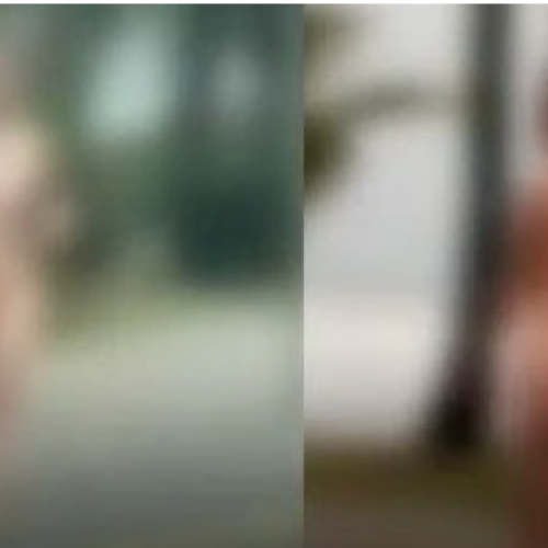 Mulher nua é abordada em orla e confessa ter matado o pai