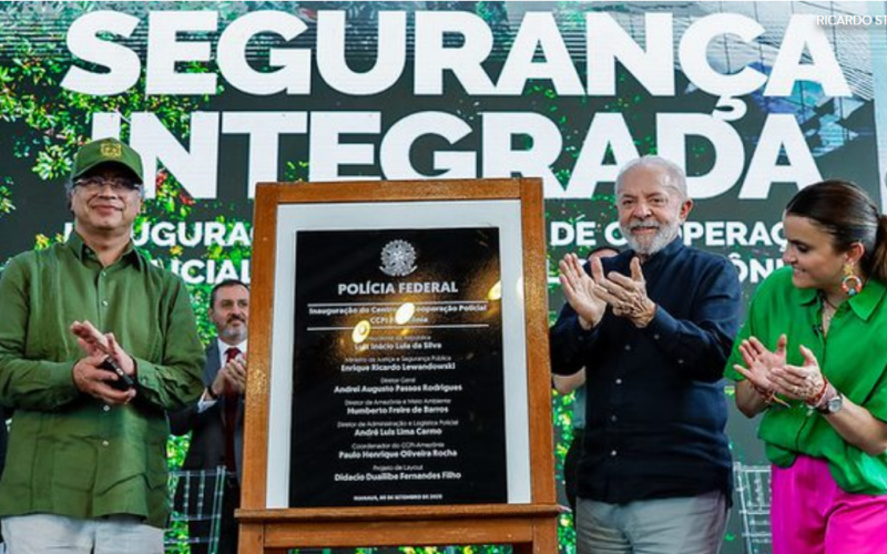 Lula abre centro anticrime em Manaus: ‘Não precisamos de intervenção estrangeira’