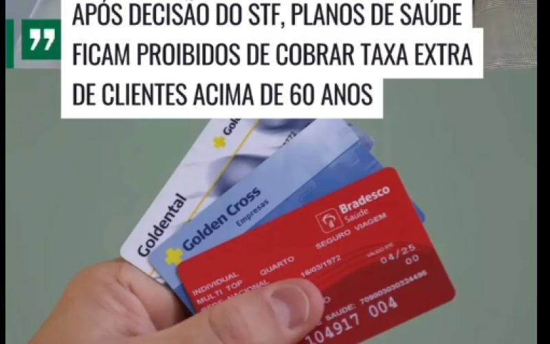 Planos de saúde não podem reajustar o valor da mensalidade para clientes com mais de 60 anos