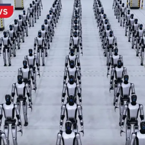 China lança exército de robôs para trabalhar 24 horas