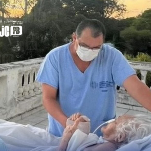 Hospital leva paciente da UTI para tomar banho de sol