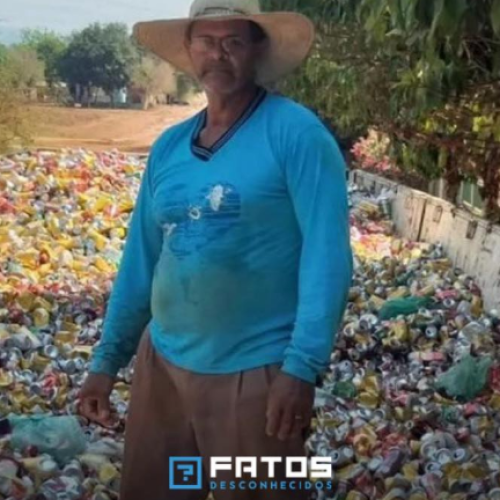 Catador de latinhas doa 140 mil para hospital do câncer