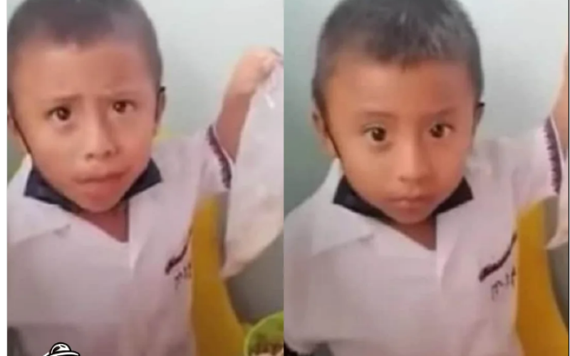 Criança surpreendeu ao guardar parte da merenda para levar para mãe almoçar