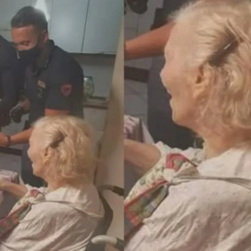 Sozinha e com fome mulher chama a policia na Itália