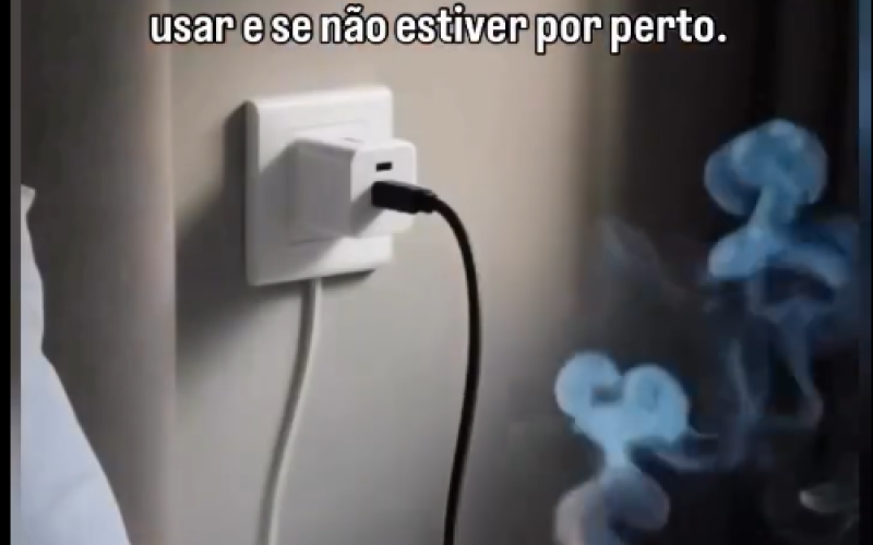 Cuidado: o carregador pode virar um perigo silencioso