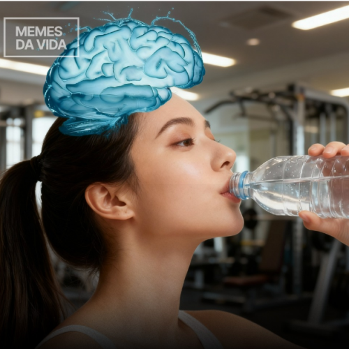 Quem bebe pouca água faz o cérebro encolher