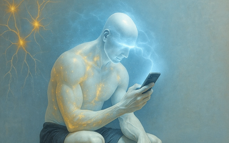 Checar celular durante serie de treinos prejudica desempenho muscular