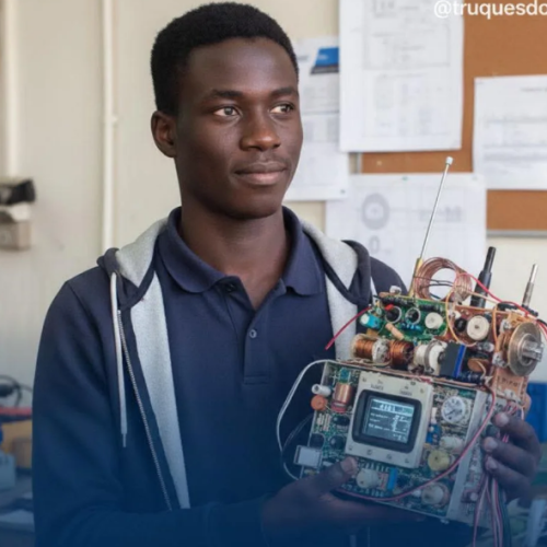 Jovem desenvolveu um celular que funciona sem chip, internet ou rede, usando apenas frequência de rádio