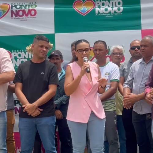 Ponto Novo: Prefeita anuncia a construção de quatro unidades de Saúde