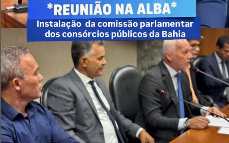 Deputado Bobo comemorou a instalação da comissão parlamentar dos consórcios públicos da Bahia