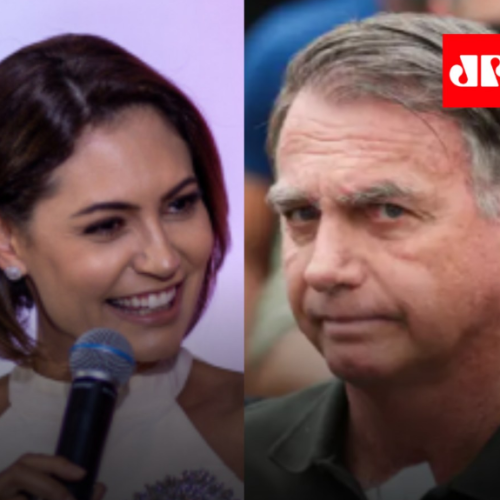 Michelle preferida para receber apoio de Bolsonaro diz data folha