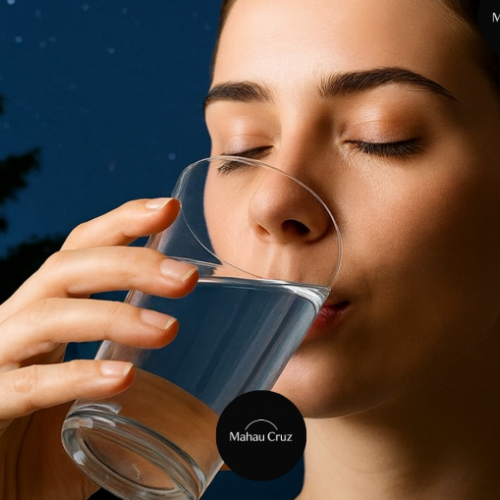 Beber água antes de dormir evita riscos cardiovascular