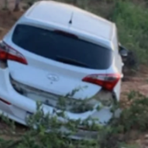 Veículo capota na Zona Rural de Jaguarari