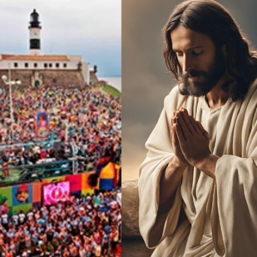 Fantasia de Jesus no carnaval de Salvador pode gerar multa de 4,5 Mil