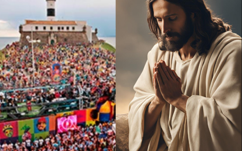 Fantasia de Jesus no carnaval de Salvador pode gerar multa de 4,5 Mil