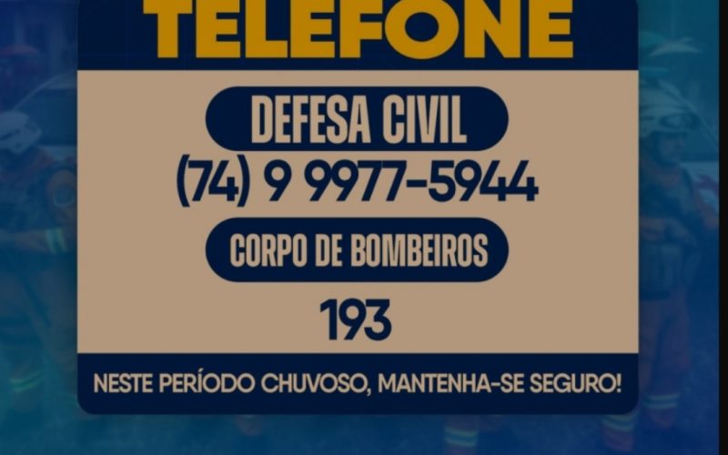 Prefeitura de Senhor do Bonfim alerta população para cuidados no período chuvoso