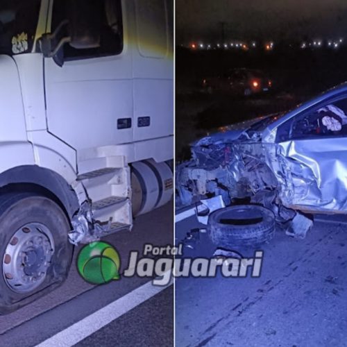 Jaguarari acidente na BR 407