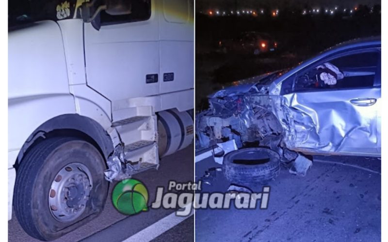 Jaguarari acidente na BR 407