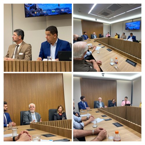 Prefeito Laércio Júnior e Vice-prefeito Elizeu Rios participam de reunião no Ministério Público da Bahia sobre a Clinefro