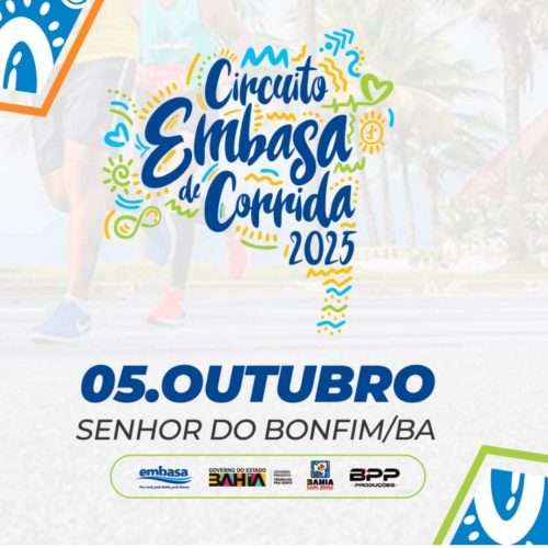 Inscrições para Circuito de Corrida Embasa são abertas em Senhor do Bonfim