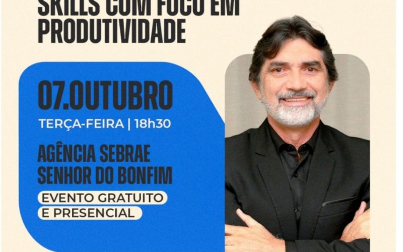 Senhor do Bonfim realiza oficina gratuita sobre competências sócio emocionais com foco em produtividade nesta terça (7)