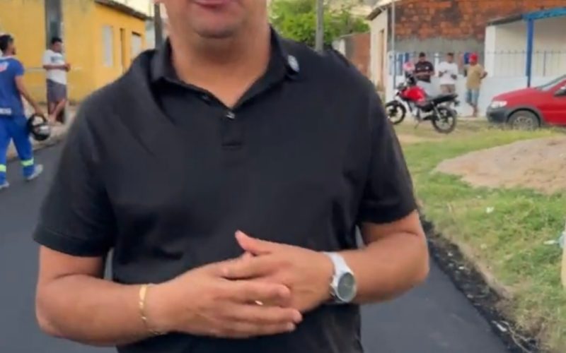 Pavimentação em Bonfim!