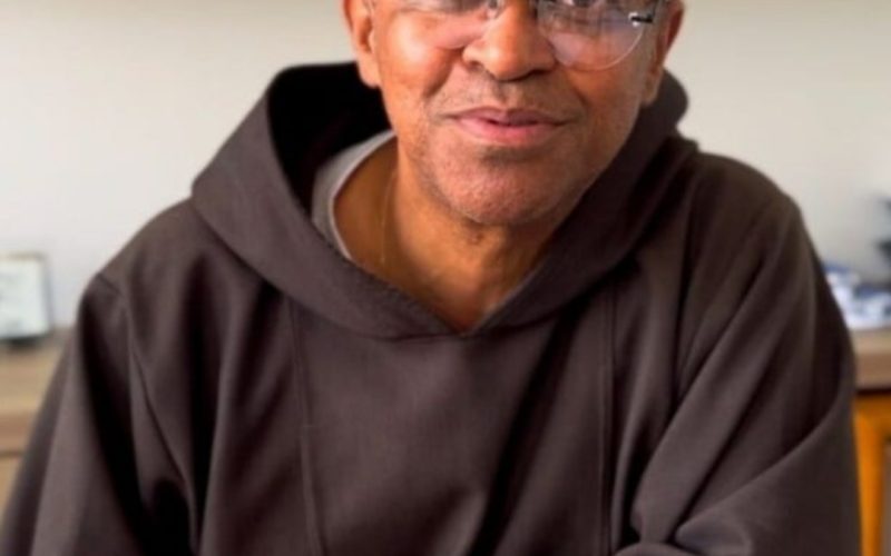 Frei Jorge Rocha completou 37 anos de ordenação na comunidade dos frades capuchinhos