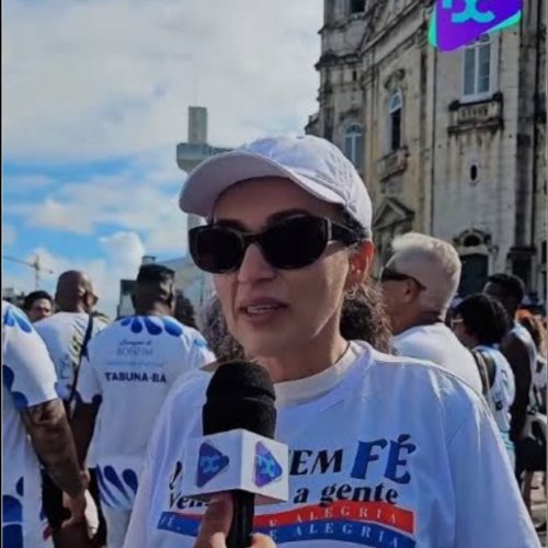 Prefeita de Ponto Novo marca presença na lagem do Bonfim