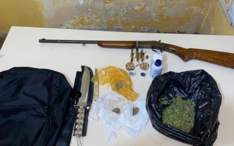 Apreensão de Armas e drogas em Quijingue