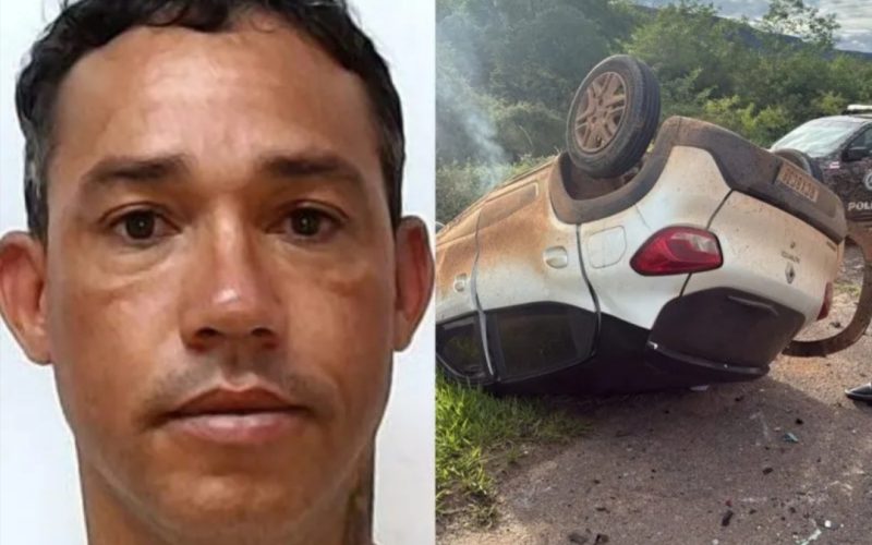 Caseiro mata patroa e morre em acidente!