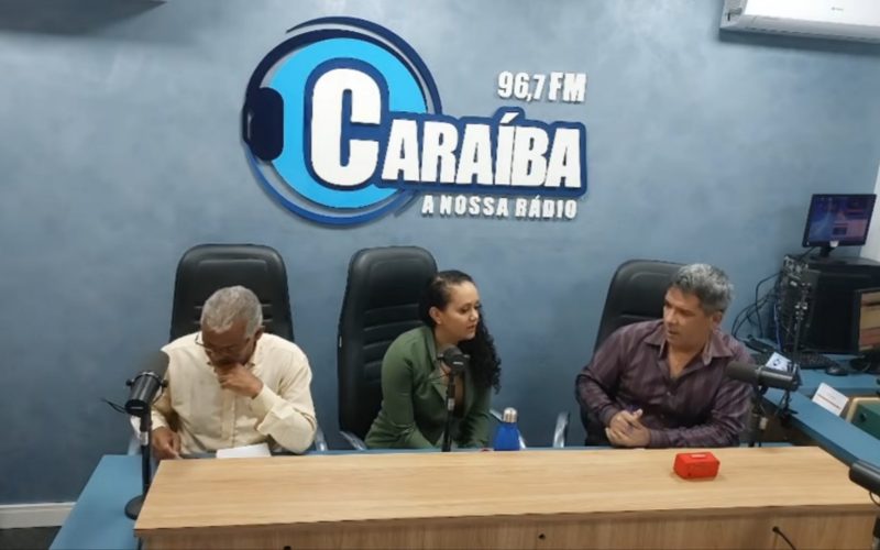 Ana Bonfim entrevistada no Jornal Canal Aberto Aberto da Rádio Caraíba FM