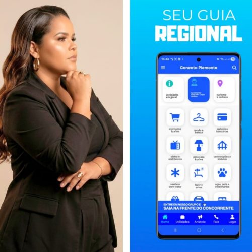 Moradora de Senhor do Bonfim cria aplicativo “Conecta Piemonte” para fortalecer comércio e serviços da região