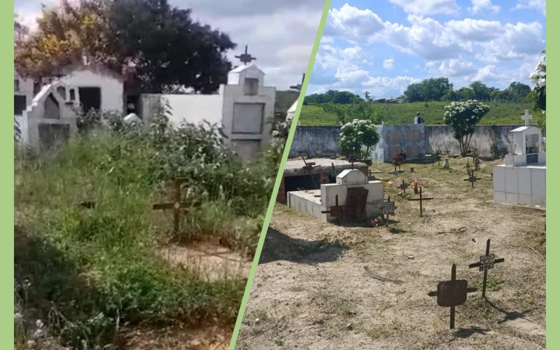 Prefeitura atende moradores e realiza limpeza de cemitério em Umburanas