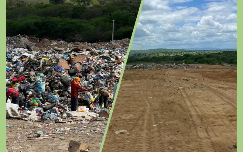Consórcio revitaliza lixão de Senhor do Bonfim com ações de recuperação ambiental