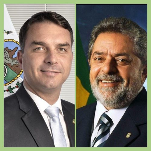 Pesquisa aponta Lula na frente no primeiro turno, mas empate técnico com Flávio Bolsonaro no segundo
