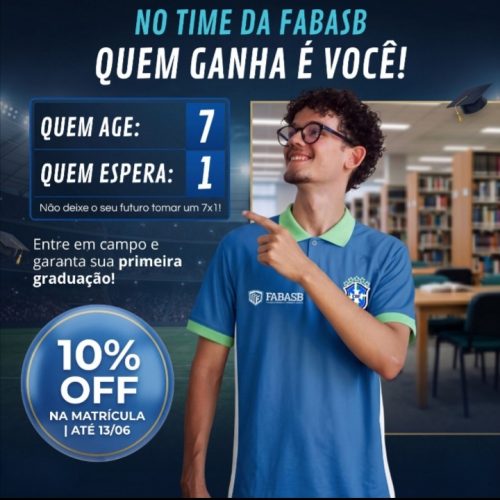 FABASB lança campanha com desconto especial para novos alunos